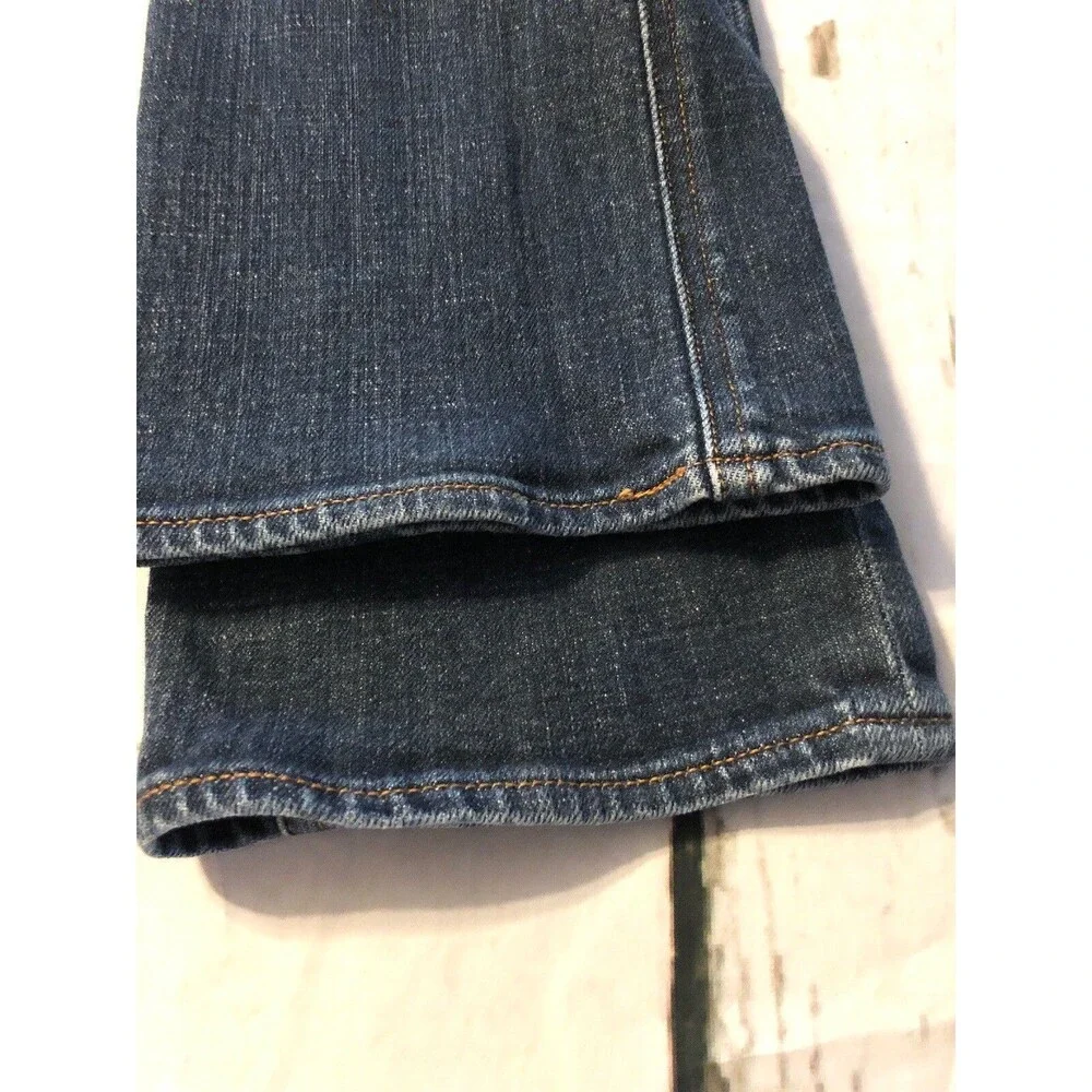 J. Crew Women's Jeans Slim Straight Leg Distressed Stretch Jeans Size 27 R x 32